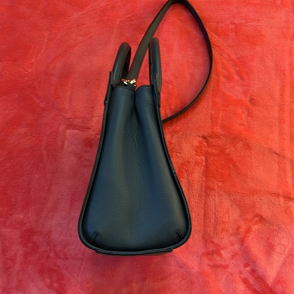 Kate Spade Leather Shoulder & Top Handle Bag - Navy Blue - Picture 4 of 13